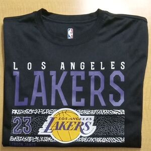 Los Angeles Lakers Black and Purple T-Shirt